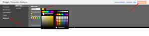Then goto ADVANCED and select any color you want for the whole website.