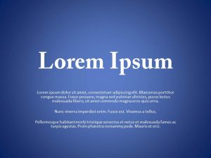 lorem ipsum basic design terms