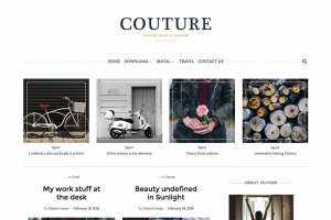 couture simple blogger template