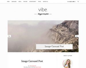 vibe simple blogger template