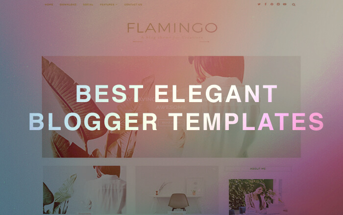Elegant blogger template