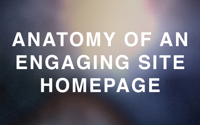 The Anatomy of an Engaging Site Homepage