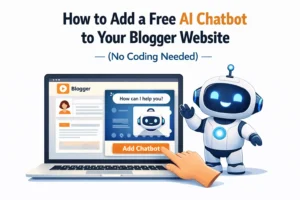 How to Add a Free AI Chatbot to Your Blogger Website